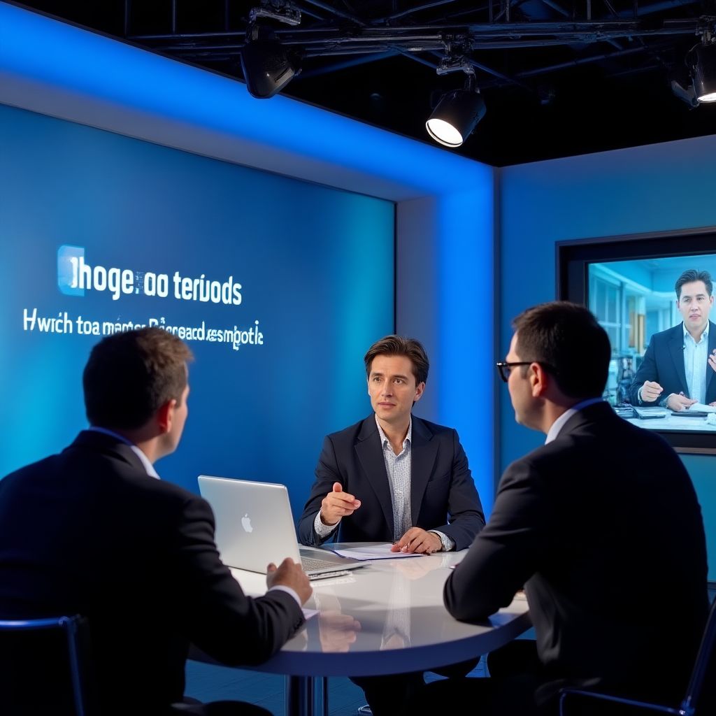 Entrevista en televisión